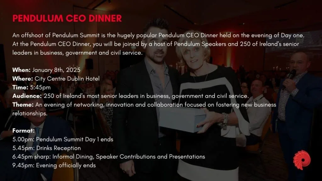 Pendulum Summit CEO Dinner